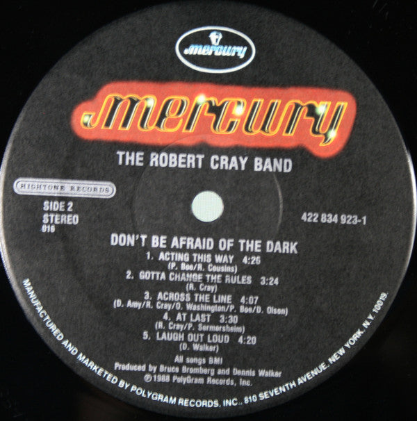 The Robert Cray Band - Don't Be Afraid Of The Dark (Vinyl, LP, Album) Very Good (VG) / Very Good (VG)