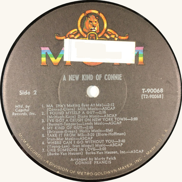 Connie Francis - A New Kind Of Connie... (Vinyl, LP, Album, Club Edition, Mono) Good Plus (G+) / Good Plus (G+)