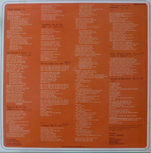 Stevie Wonder - Where I'm Coming From (Vinyl, LP, Album) Good Plus (G+) / Very Good (VG)