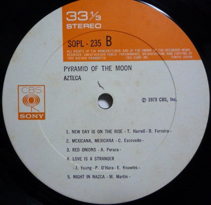 Azteca - Pyramid Of The Moon (Vinyl, LP, Album, Stereo)