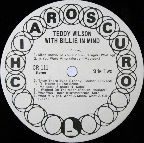Teddy Wilson - With Billie In Mind (Vinyl, LP, Album) Good Plus (G+) / Very Good (VG)