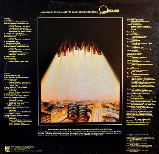 Brothers Johnson - Light Up The Night (Vinyl, LP, Album) Very Good (VG) / Very Good (VG)