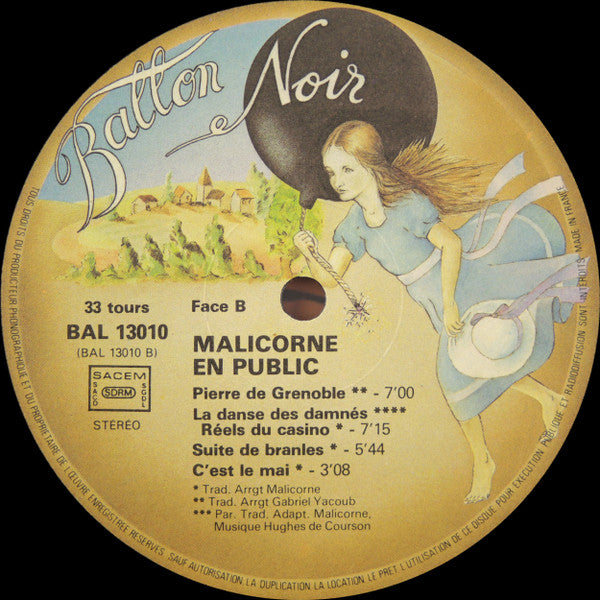 Malicorne - En Public (Vinyl, LP, Album) Good Plus (G+) / Good Plus (G+)