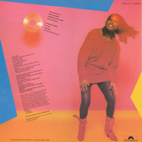 Shannon - Let The Music Play (Vinyl, LP, Album) Very Good Plus (VG+) / Very Good (VG)