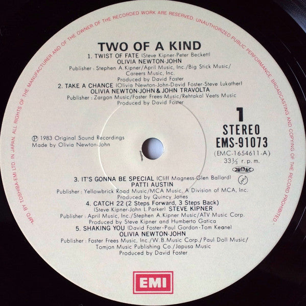 Various - Two Of A Kind - Music From The Original Motion Picture So...