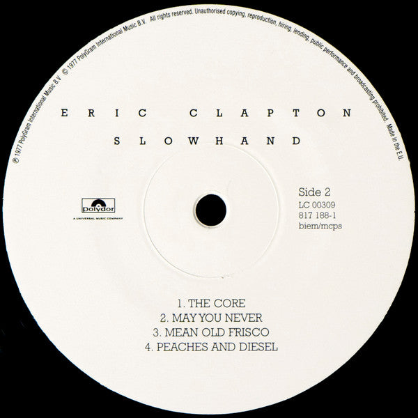 Eric Clapton - Slowhand (Vinyl, LP, Album, Reissue)