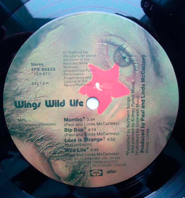 Wings (2) - Wild Life (Vinyl, LP, Album, Reissue) Very Good (VG) / Good Plus (G+)
