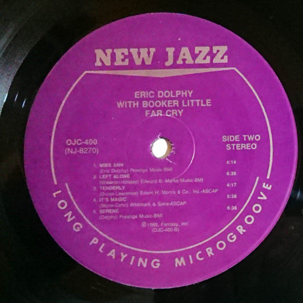 Eric Dolphy - Far Cry (Vinyl, LP, Album, Reissue, Stereo) Near Mint (NM or M-) / Very Good Plus (VG+)
