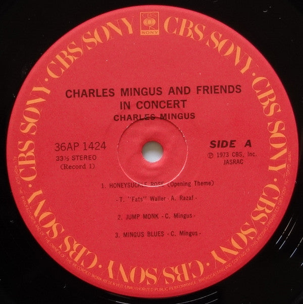 Charles Mingus And Friends - Charles Mingus And Friends In Concert ...