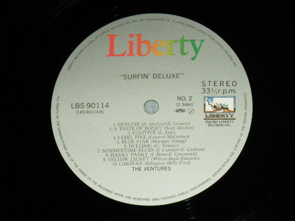 The Ventures - Surfin' Deluxe (Vinyl, LP, Compilation) Very Good Plus (VG+) / Very Good Plus (VG+)