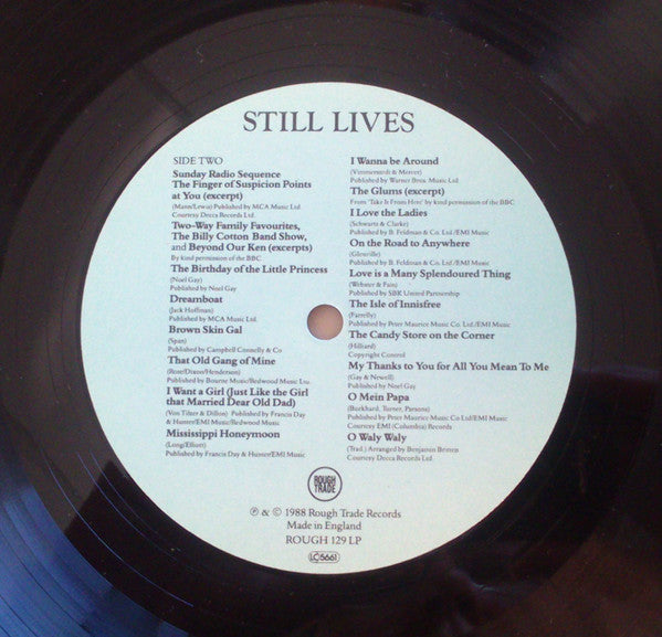 Various - Distant Voices, Still Lives (Vinyl, LP, Album) Good Plus (G+) / Good Plus (G+)