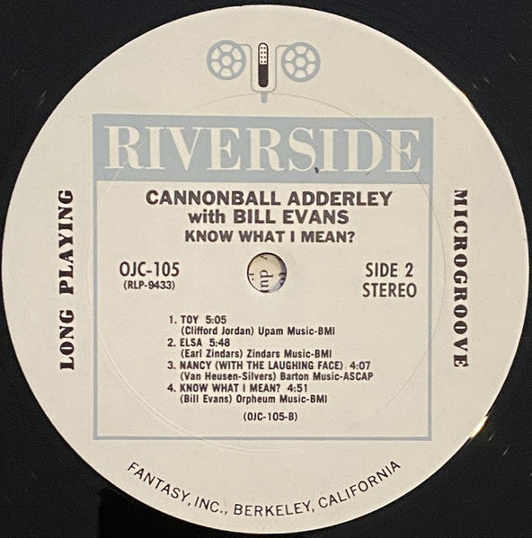Cannonball Adderley - Know What I Mean? (Vinyl, LP, Album, Reissue, Stereo) Good Plus (G+) / Very Good (VG)