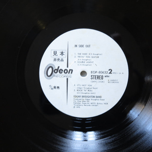 The Edgar Broughton Band - In Side Out (Vinyl, LP, Album, Promo, Stereo) Very Good Plus (VG+) / Very Good Plus (VG+)