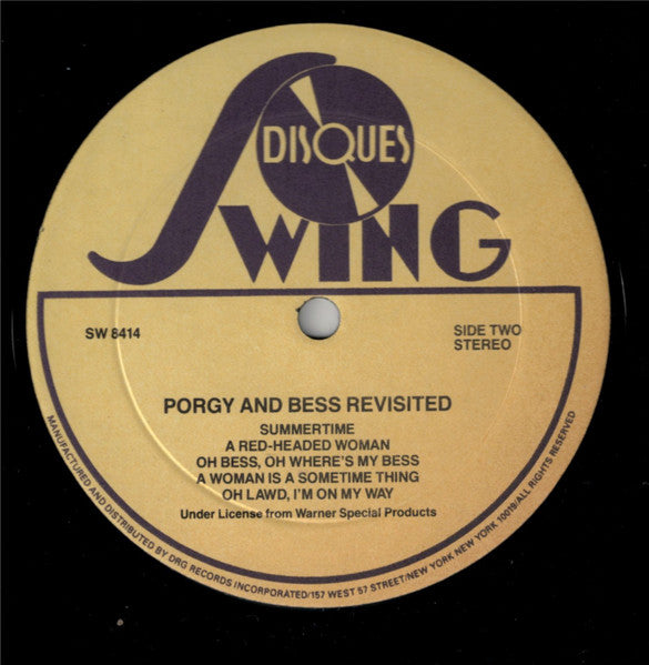 Rex Stewart - Porgy & Bess Revisited (Vinyl, LP, Album, Reissue, Remastered) Good Plus (G+) / Very Good (VG)