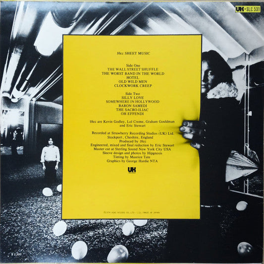 10cc - Sheet Music (Vinyl, LP, Album) Very Good Plus (VG+) / Very Good Plus (VG+)