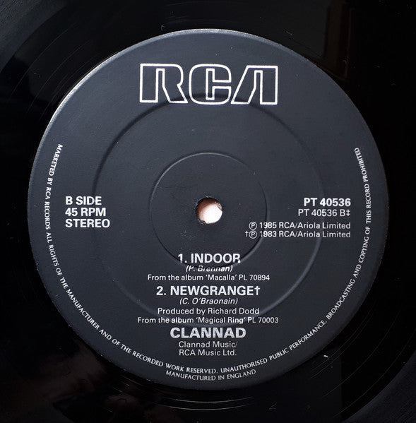 Clannad - In A Lifetime (Vinyl, 12", 45 RPM, Single) Very Good Plus (VG+) / Very Good (VG)