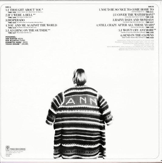 Ann Burton - Burton For Certain (Vinyl, LP, Album) Very Good Plus (VG+) / Good Plus (G+)