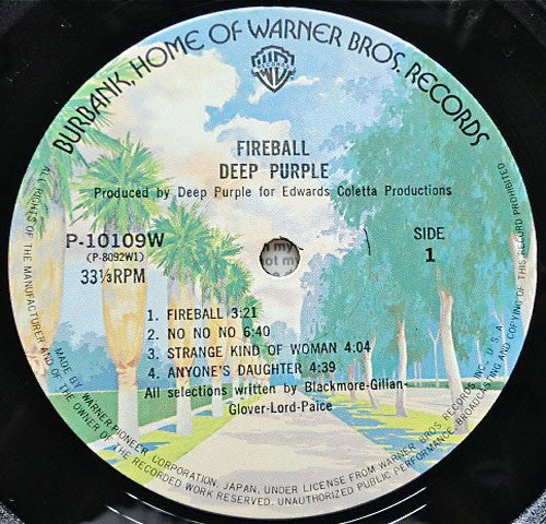 Deep Purple - Fireball (Vinyl, LP, Album, Reissue)