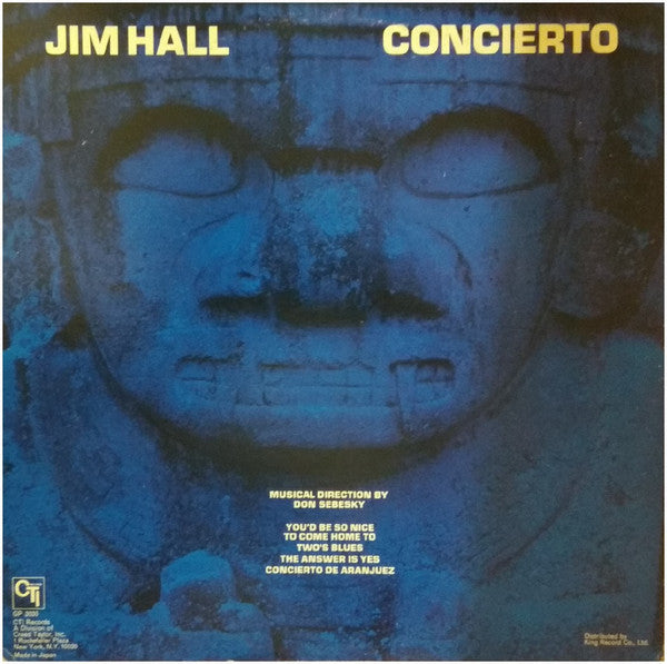 Jim Hall - Concierto (LP, Album, Stereo) - Very Good (VG) / Very Good (VG)