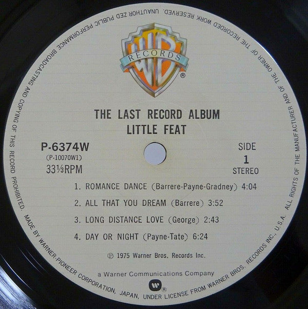 Little Feat - The Last Record Album (Vinyl, LP, Album, Reissue)