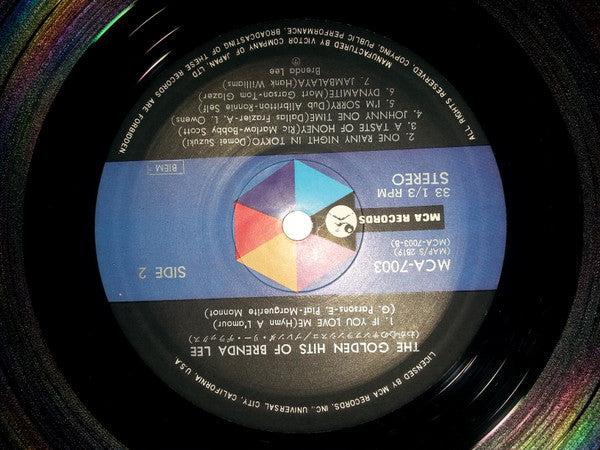 Brenda Lee - The Golden Hits Of Brenda Lee (Vinyl, LP, Compilation) Very Good Plus (VG+) / Very Good (VG)