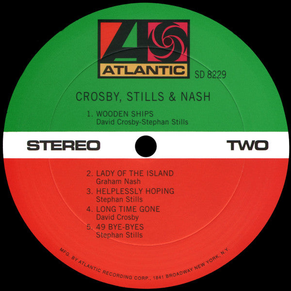 Crosby, Stills & Nash - Crosby, Stills & Nash (Vinyl, LP, Album, Reissue, Remastered, Stereo) Very Good Plus (VG+) / Very Good Plus (VG+)