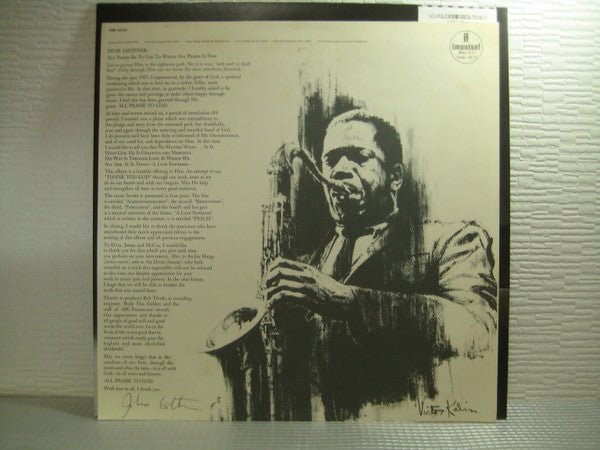 John Coltrane - A Love Supreme (Vinyl, LP, Album, Limited Edition, ...