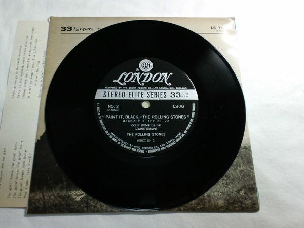 The Rolling Stones - Paint It, Black (Vinyl, 7", 33 ⅓ RPM, EP, Stereo) Very Good (VG) / Very Good (VG)