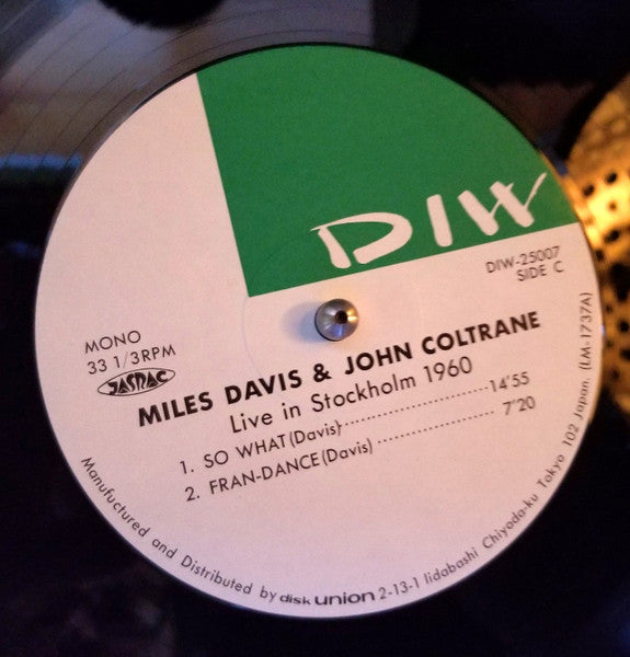 Miles Davis - Live In Stockholm 1960 (2xVinyl, LP, Album, Mono) Very Good Plus (VG+) / Very Good (VG)