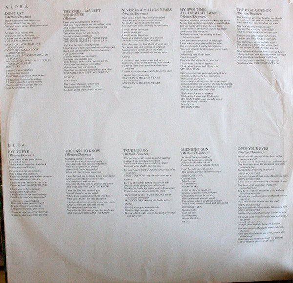 Asia (2) - Alpha (Vinyl, LP, Album)