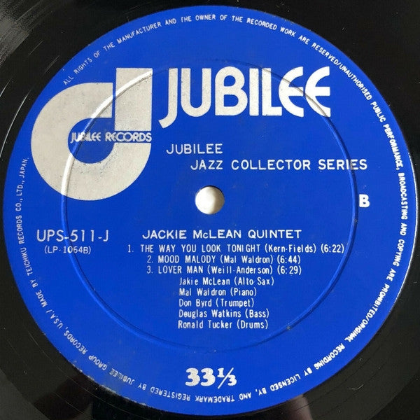 Jackie McLean Quintet - The Jackie McLean Quintet (Vinyl, LP, Album...