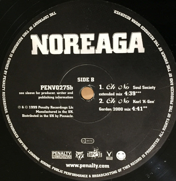 Noreaga - Oh No (Original & Remixes) (Vinyl, 12") Very Good Plus (VG+) / Good Plus (G+)