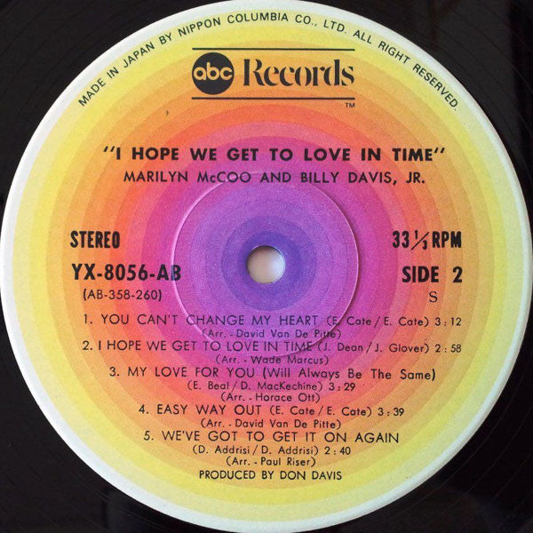 Marilyn McCoo & Billy Davis Jr. - I Hope We Get To Love In Time (Vi...