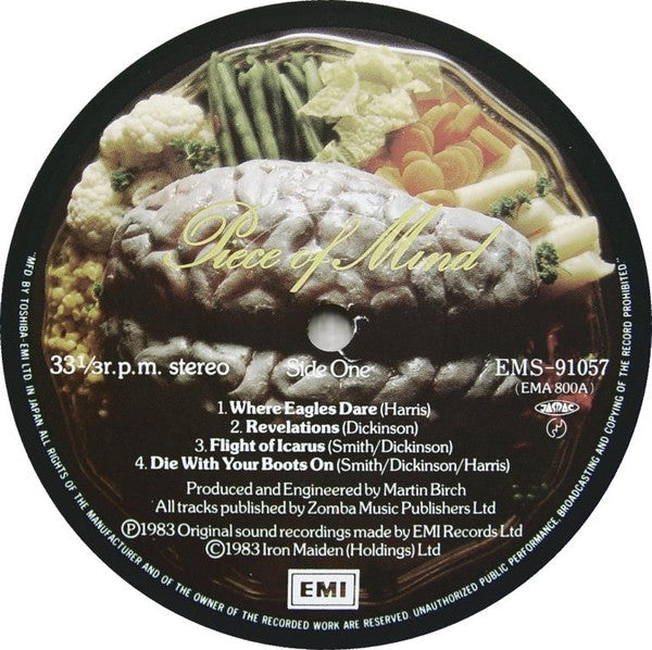 Iron Maiden - Piece Of Mind (Vinyl, LP, Album, Limited Edition)