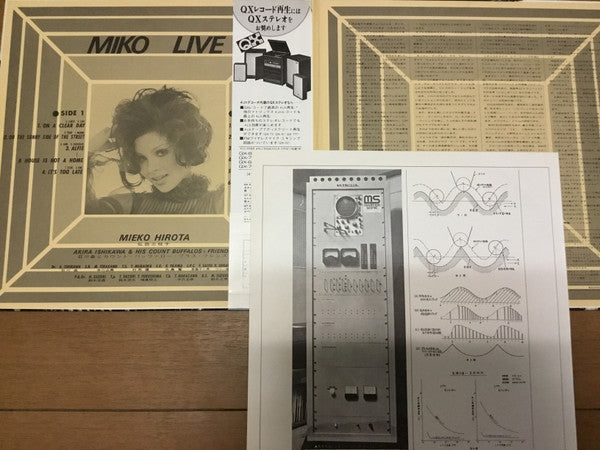 Mieko Hirota - Miko Live (Vinyl, LP, Album, Quadraphonic) Very Good (VG) / Very Good Plus (VG+)