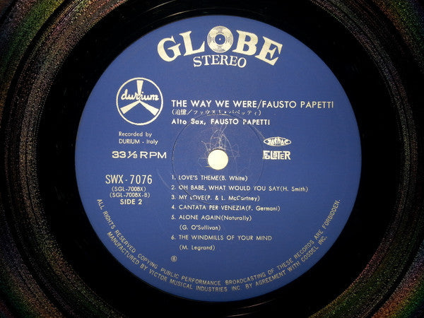 Fausto Papetti - The Way We Were (Vinyl, LP, Compilation) Very Good (VG) / Very Good (VG)