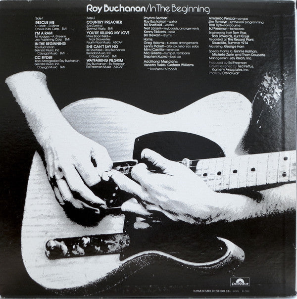 Roy Buchanan - In The Beginning (Vinyl, LP, Album, Stereo) Very Good Plus (VG+) / Very Good Plus (VG+)