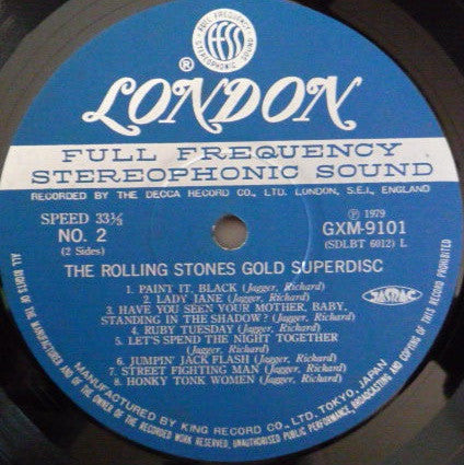 The Rolling Stones - Gold Superdisc (Vinyl, LP, Compilation) Near Mint (NM or M-) / Very Good (VG)