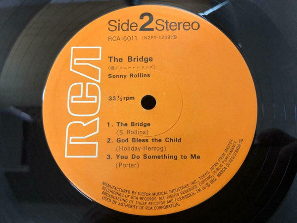 Sonny Rollins - The Bridge (Vinyl, LP, Album, Reissue, Stereo) Very Good Plus (VG+) / Very Good Plus (VG+)