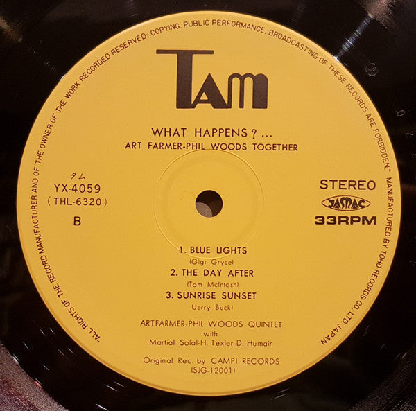 Art Farmer - What Happens ?... (Vinyl, LP, Album) Very Good (VG) / Poor (P)