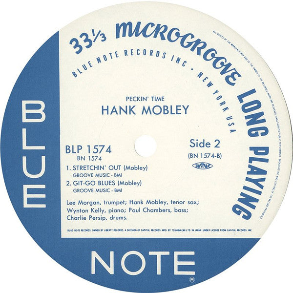 Hank Mobley - Peckin' Time (Vinyl, LP, Album, Limited Edition, Reis...