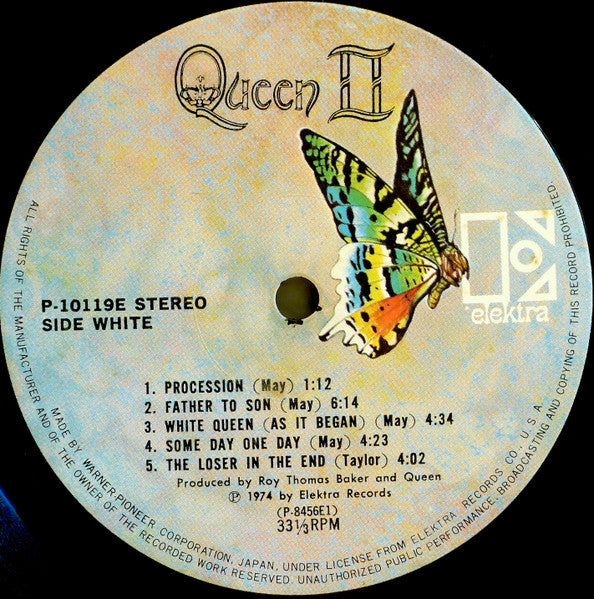 Queen - Queen II = クイーン II ―ホワイト・クイーンとブラック・クイーンの啓示― (Vinyl, LP, Album, Reissue, Stereo) Very Good Plus (VG+) / Very Good (VG)