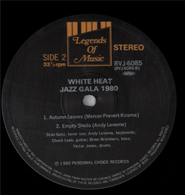 Stan Getz - Jazz Gala 1980 - White Heat (Vinyl, LP)