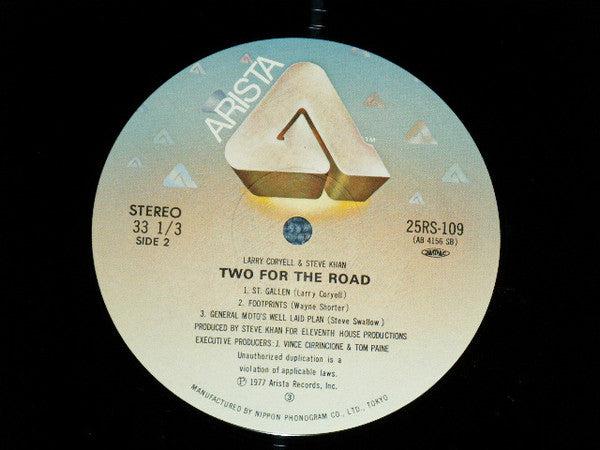 Larry Coryell - Two For The Road (Vinyl, LP, Album) Near Mint (NM or M-) / Near Mint (NM or M-)