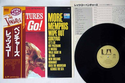 The Ventures - Let's Go (Vinyl, LP, Album, Stereo) Very Good Plus (VG+) / Very Good (VG)