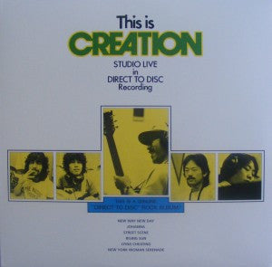 Creation (6) - This Is Creation Studio Live in Direct to Disc Recording (Vinyl, LP, Album) Very Good Plus (VG+) / Very Good Plus (VG+)