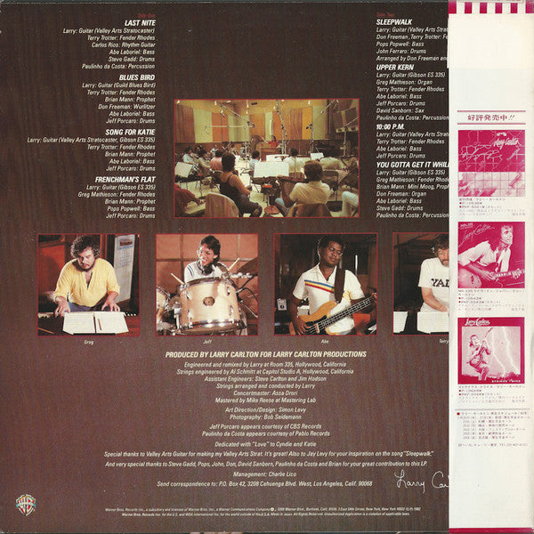 Larry Carlton - Sleepwalk = 夢飛行 (Vinyl, LP, Album)