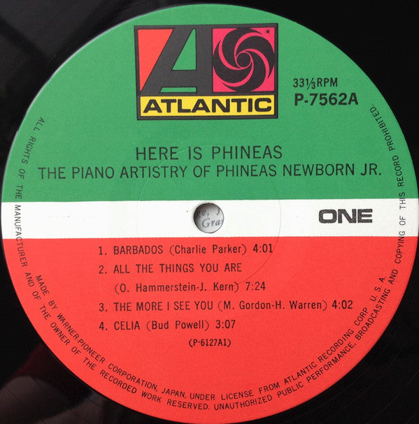 Phineas Newborn Jr. - Here Is Phineas (The Piano Artistry Of Phinea...