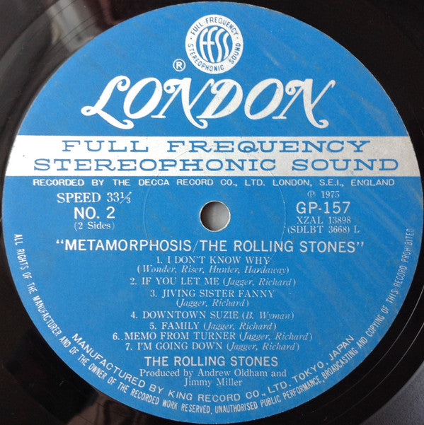 The Rolling Stones - Metamorphosis = メタモーフォシス (Vinyl, LP, Album, Co...