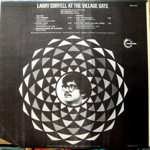 Larry Coryell - At The Village Gate (Vinyl, LP, Album, Stereo) Very Good (VG) / Very Good (VG)